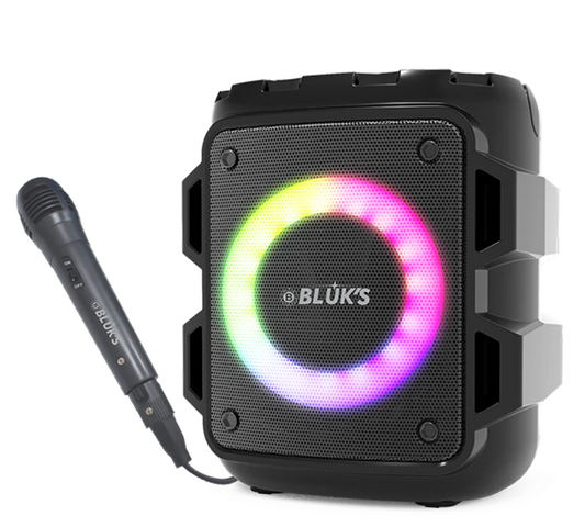 BX-177 | With Mic | Echo Mode | Deep Bass | |EQ | Leds | Wireless Blue Tooth Speaker