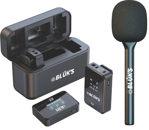 BX-222 | Double Mic | ENC | Hand Held Stick | IPhone & Type C Connector |