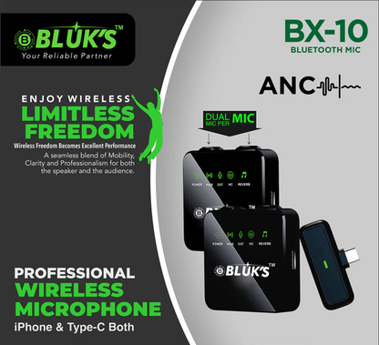 BX-10 | ANC | Dual | Usb-c I Phone Connector Included
