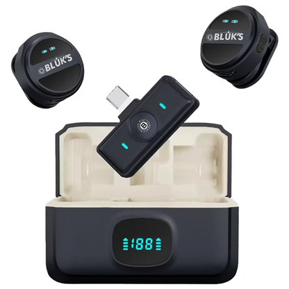 BX-12 | ANC Pro | Double | Charging Case | Wireless Mics