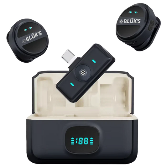 BX-12 | ANC Pro | Double | Charging Case | Wireless Mics