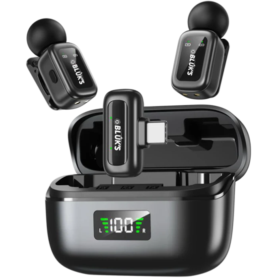 BX-14 | ANC | Double Mic | Charging Case | Voice Changer Mode | Wireless Mics