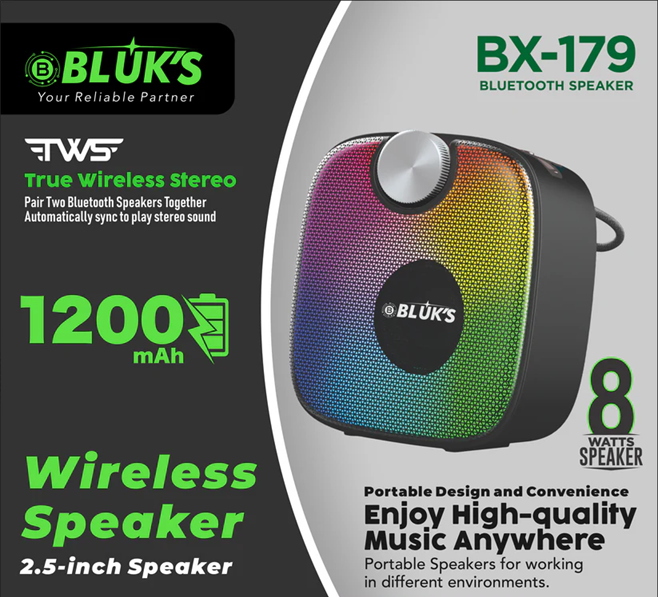 BX-179 | 2.5-inch | Wireless Speaker
