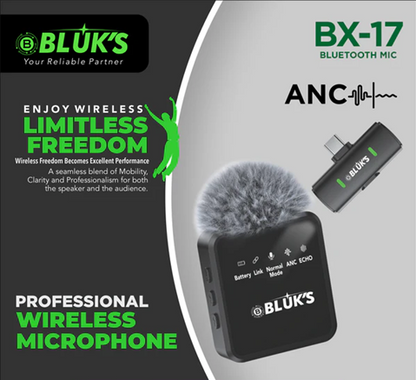 BX-17 | ANC | Single | Wireless Mic